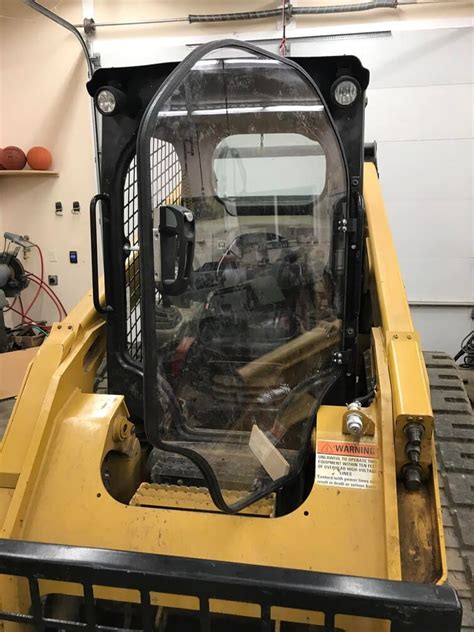 cab enclosure for caterpillar skid steer|caterpillar d series door enclosure.